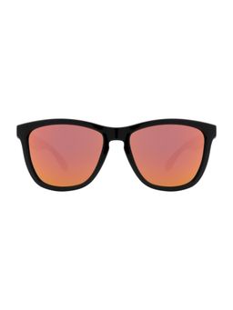Opium Eyewear - Men Lightweight Polarised & UV Protected Wayfarer Red Lens Sunglasses (54)