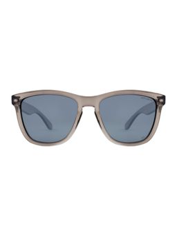Opium Eyewear - Men Lightweight Polarised & UV Protected Wayfarer Grey Lens Sunglasses (54)