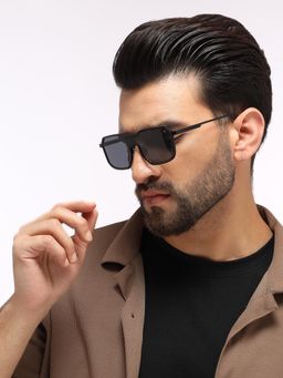 Eyejack - Unisex Wayfarer Black Frame Black Lens Sunglasses - RH9522CL858 (58)