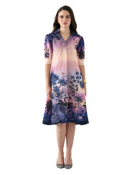 Label By Mohita - Swan Glow A-Line Midi Dress