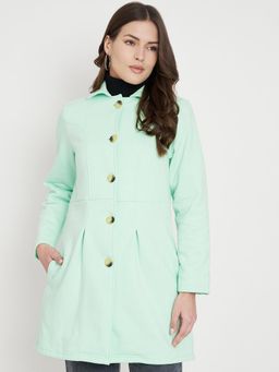 BRINNS - Single-Breasted Coat Green