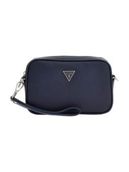 Guess - Blue Solid Torino Small Necessary Pouch