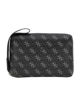 Guess - Black Printed Modena Cube Case Pouch