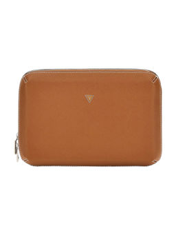 Guess - Tan Solid Modena Cube Case Pouch