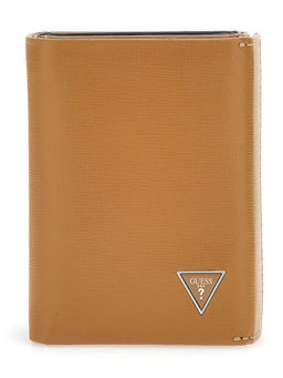 Guess - Yellow Solid Mito Trifold Card with Coin Pocket Wallet