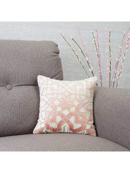 HomeTown - Silk Route Cushion Cover 30 x 30 Cm in Ecru Colour