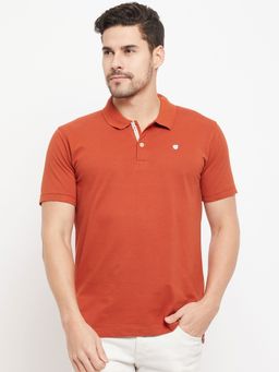 Cantabil - Men Rust T-Shirt