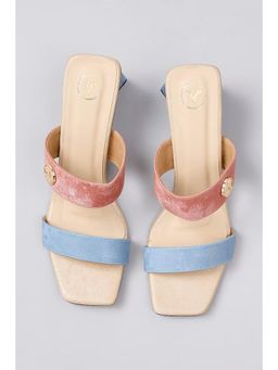 Sana K Luxurious Footwear - Pink and Blue Vegan Leather Unicorn Heels