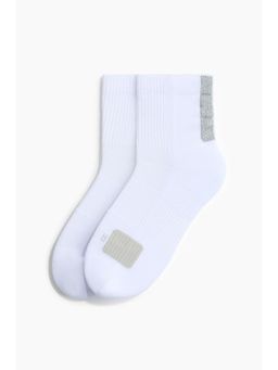 H&M - Women White 2-Pack Running Socks