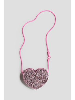 H&M - Girls Pink Heart-Shaped Crossbody Bag