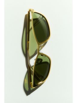 H&M - Women Gold Slim Cat-Eye Sunglasses
