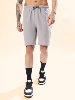 WEARDUDS - Men Grey Solid Shorts