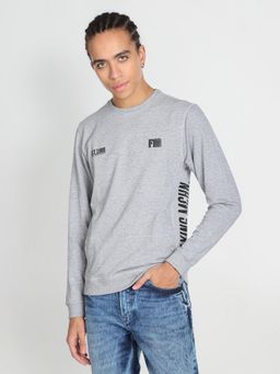 Flying Machine - Crew Neck Heathered Sweatshirt
