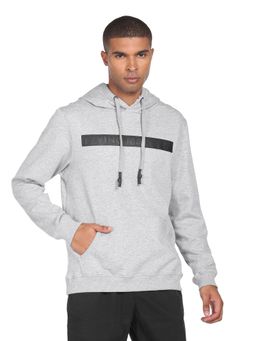 Flying Machine - Embossed Logo Hooded Sweatshirt