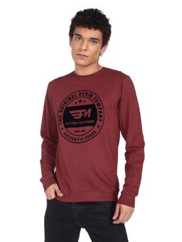 Flying Machine - Graphic Print Cotton Sweatshirt