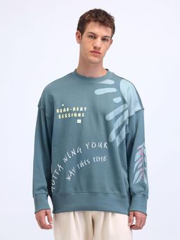 Flying Machine - Graphic Oversized Fit Sweatshirt
