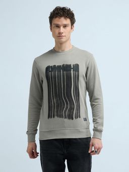 Flying Machine - Brand Printed Pure Cotton Sweatshirt