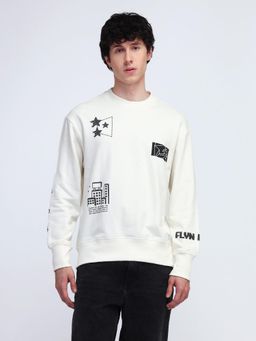Flying Machine - Relaxed Fit Printed Sweatshirt
