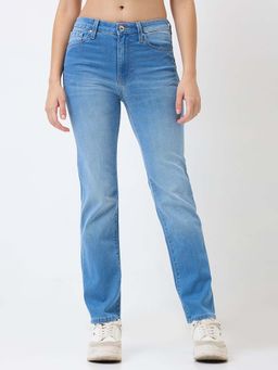 Spykar - Blue Women Slim Fit Mid Rise Casual Jeans