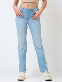 Spykar - Blue Women Slim Fit Mid Rise Casual Jeans
