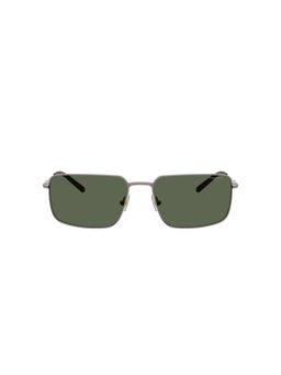 ARNETTE - Men Uv Protected Green Lens Rectangle Sunglasses -0An3095776/7158 (58)