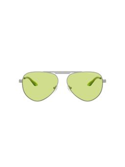 ARMANI EXCHANGE - Unisex Uv Protected Green Lens Pilot Sunglasses -0Ax2060S6020/258 (58)