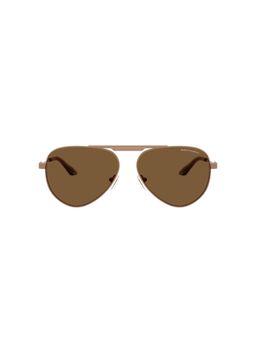ARMANI EXCHANGE - Unisex Uv Protected Brown Lens Pilot Sunglasses -0Ax2060S61147358 (58)