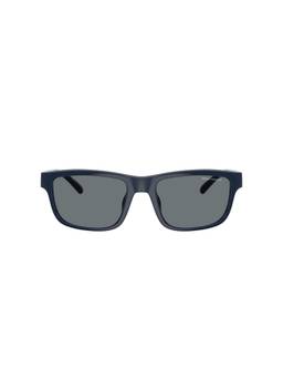 ARMANI EXCHANGE - Men Uv Protected Blue Lens Rectangle Sunglasses -0Ax4169Su84048055 (55)