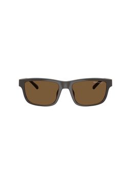 ARMANI EXCHANGE - Men Uv Protected Brown Lens Rectangle Sunglasses -0Ax4169Su84057355 (55)