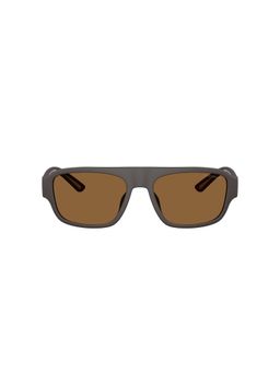 EMPORIO ARMANI - Men Uv Protected Brown Lens Irregular Sunglasses -0Ea4266U61867355 (55)