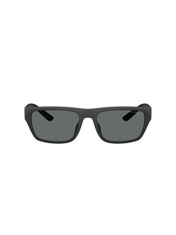 EMPORIO ARMANI - Men Polarized Grey Lens Rectangle Sunglasses -0Ea4267U50018157 (57)