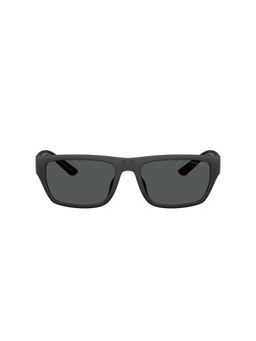 EMPORIO ARMANI - Men Uv Protected Grey Lens Rectangle Sunglasses -0Ea4267U50098757 (57)