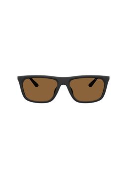 EMPORIO ARMANI - Men Uv Protected Brown Lens Rectangle Sunglasses -0Ea4272U63757357 (57)