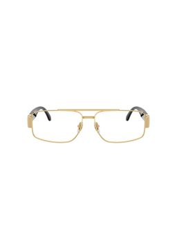VERSACE - Men Rectangle Gold Colour Eye Frame -0Ve1317100258 (58)