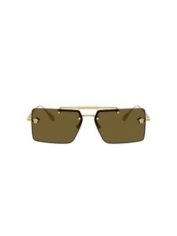 VERSACE - Women Uv Protected Brown Lens Rectangle Sunglasses -0Ve224510027360 (60)