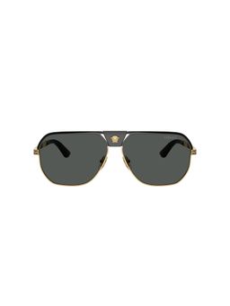 VERSACE - Men Uv Protected Grey Lens Square Sunglasses -0Ve229410028761 (61)