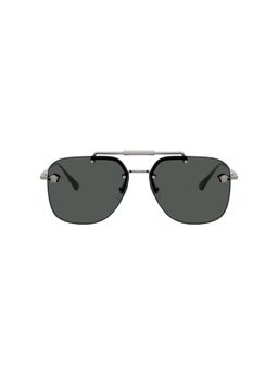 VERSACE - Women Uv Protected Grey Lens Square Sunglasses -0Ve229610018760 (60)