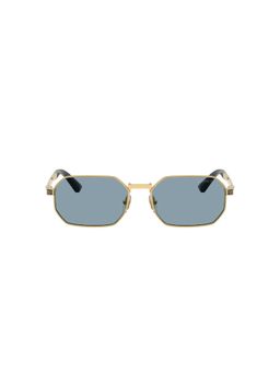VERSACE - Men Uv Protected Blue Lens Rectangle Sunglasses -0Ve229710028054 (54)