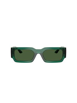 VERSACE - Men Uv Protected Green Lens Rectangle Sunglasses -0Ve4506U51447154 (54)