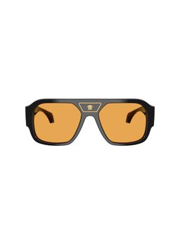 VERSACE - Men Uv Protected Orange Lens Square Sunglasses -0Ve4508Ugb1/756 (56)
