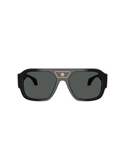 VERSACE - Men Uv Protected Grey Lens Square Sunglasses -0Ve4508Ugb1/8756 (56)