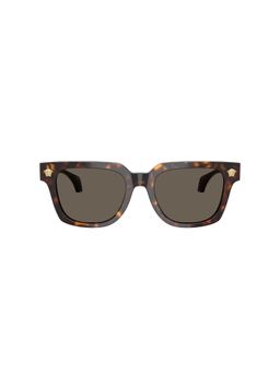 VERSACE - Men Uv Protected Brown Lens Square Sunglasses -0Ve4510U108/352 (52)