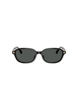 VERSACE - Women Uv Protected Grey Lens Rectangle Sunglasses -0Ve4514Dgb1/8753 (53)