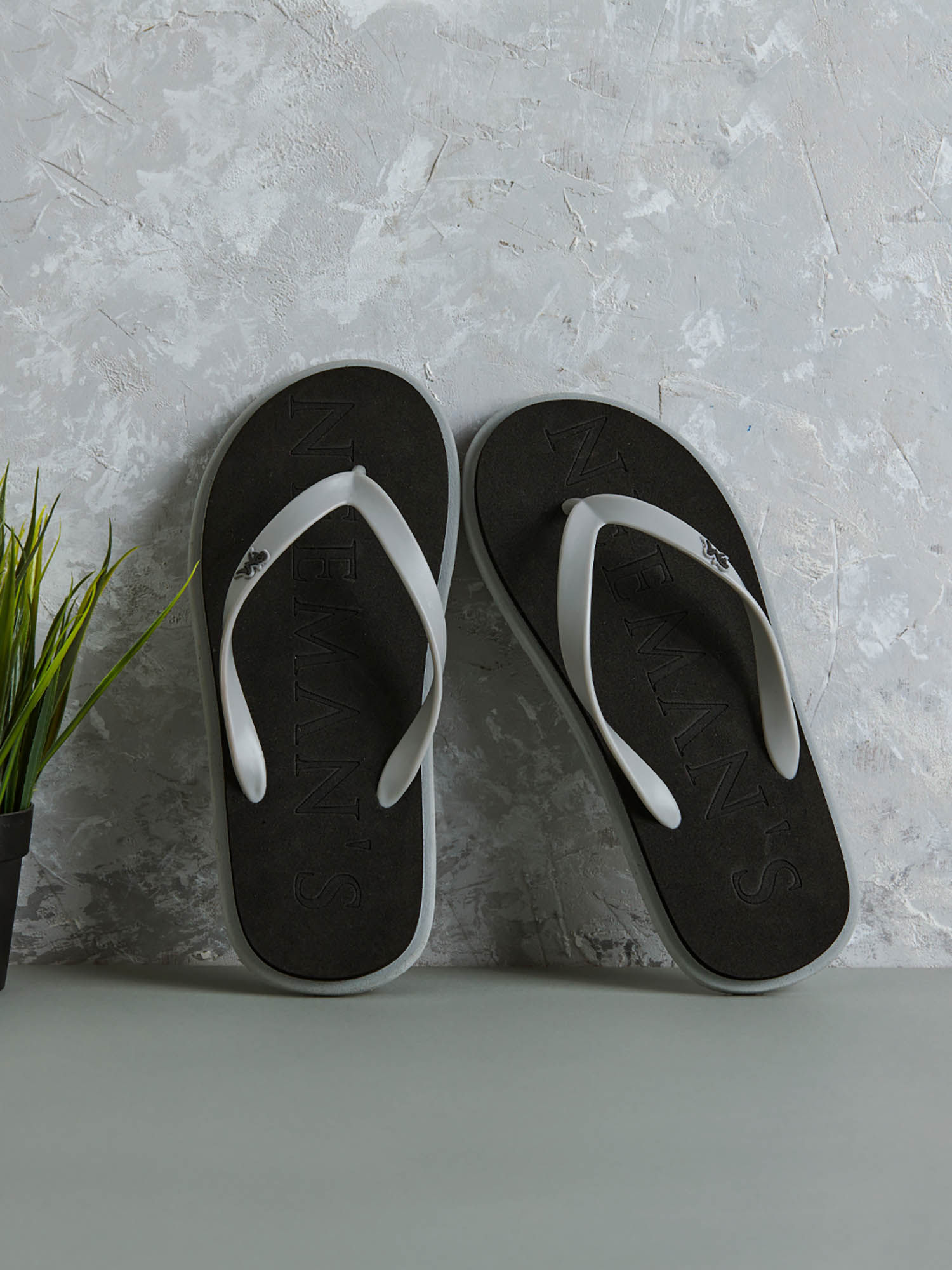 Buy Neeman's Eco Classic Slippers - Grey Black Online