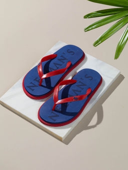 Neeman's - Eco Classic Slippers - Navy Blue Red
