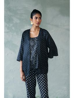 CANOOPI - Midnight Bandhani Co-Ord Set