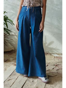 CANOOPI - Blue Midnight Tide Solid Pant