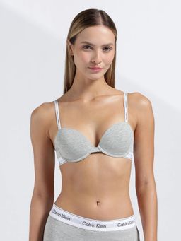 Calvin Klein - Half Coverage Padded Wired Bra - Grey