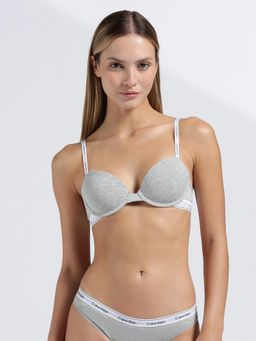 Calvin Klein - Half Coverage Padded Wired Bra - Grey