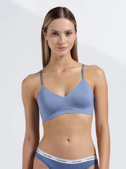 Calvin Klein - Full Coverage Padded Non Wired Bra - Blue